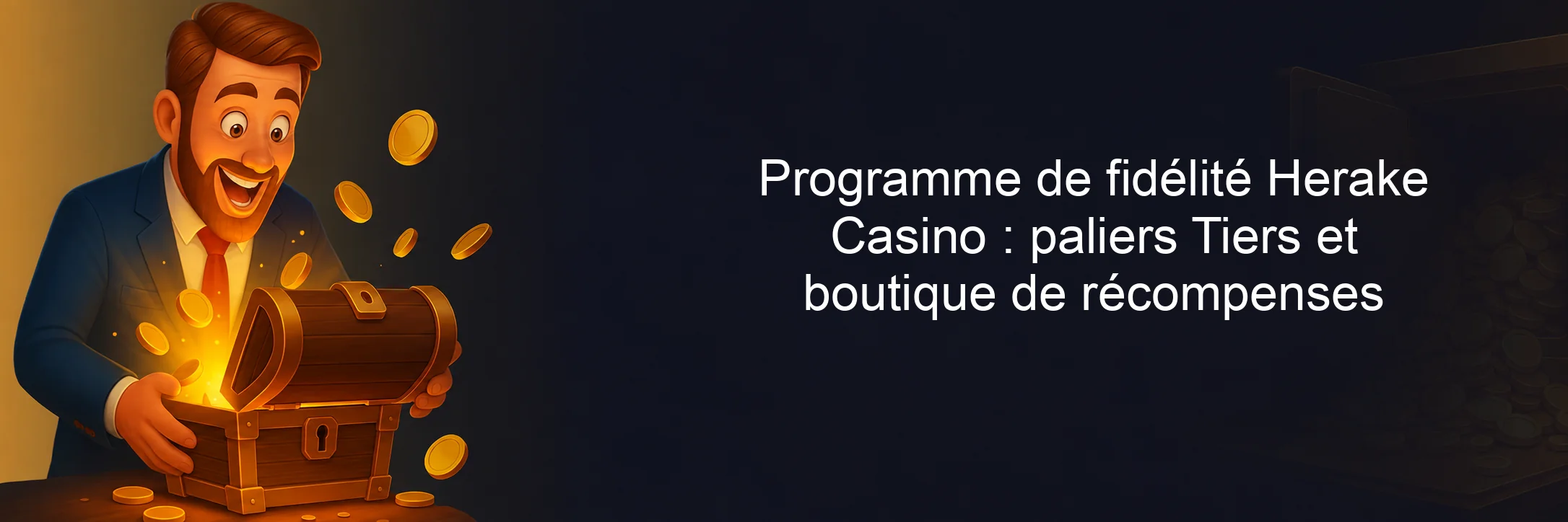 Programme de fidélité Herake Casino : paliers Tiers et boutique de récompenses Programme de fidélité Herake Casino : paliers Tiers et boutique de récompenses